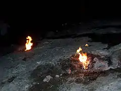 Les feux éternels du Mont Chimère près de Dalyan