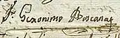 signature de Jérôme Boscana Mulet