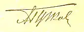 signature d'Alexandre Goutchkov