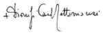 Signature de Dionigi Tettamanzi