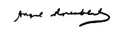 signature de Ángel Rosenblat
