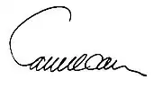 signature de Daniel Oduber Quirós