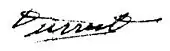 signature de Buenaventura Durruti