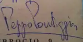 signature de Giuseppe Pontiggia