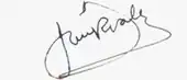 signature de José Luis Perales