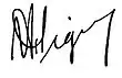 Signature de José Figueres Ferrer