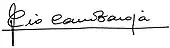signature de Pío Caro Baroja