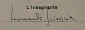 signature de Leonardo Sciascia