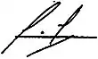 Signature de Sergio Massa