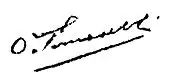 signature d'Onofrio Tomaselli