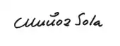 signature de César Muñoz Sola