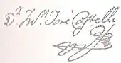 signature de Juan José Castelli