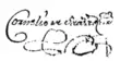 Signature de Cornelio Saavedra