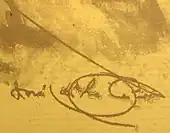 signature de José de la Cuadra