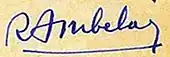 signature de Robert Ambelain