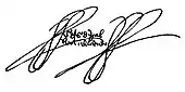 signature de Vasco Núñez de Balboa