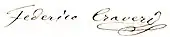 signature de Federico Craveri