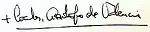 Signature de Carlos Osoro Serra