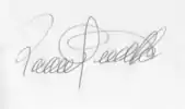 Signature de Ramiro Pinilla