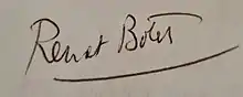 signature de René Botet