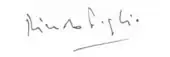 signature de Ricardo Piglia