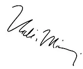 signature de Nicki Minaj