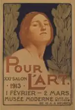 Pour l'art (1913), affiche.