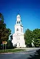 Église du First Congregational Church of Bennington en 1804.