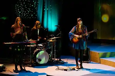 First Aid Kit à la cérémonie des Astrid Lindgren Memorial Award (ALMA) du 28 mai 2012 de Stockholm.