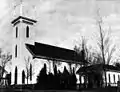 La première église baptiste en 1909.