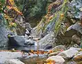 Le fleuve San Gabriel près de sa source