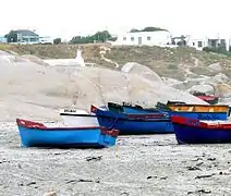 Bateaux de pêcheurs à Paternoster