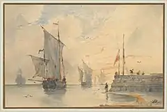 Chasse-marée à Calais.