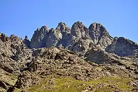 Montagnes au sud-ouest.