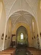 Interieur de l'église.