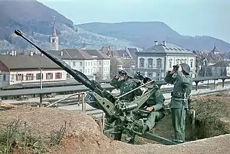 Canon DCA 20 mm 38 à Liestal (1944)