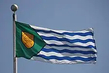 Drapeau de la Ville de Vancouver.