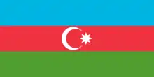 Drapeau de la République démocratique d'Azerbaïdjan du 9 novembre 1918 au 28 avril 1920.