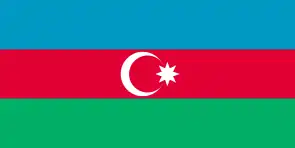 Drapeau de la République démocratique d'Azerbaïdjan