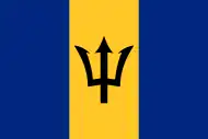 Drapeau de la Barbade.