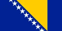 Drapeau adopté par la Bosnie-Herzégovine, en vigueur depuis 1998