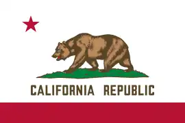 Drapeau de la Californie depuis 1911.