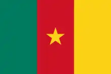 Drapeau du Cameroun.