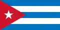 Drapeau de la première République de Cuba (1902–1906; 1909–1959)