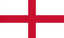 Le drapeau de l'Angleterre.