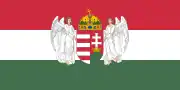 Variante du drapeau du Royaume de Hongrie de 1896 à 1915.