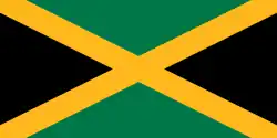 Drapeau de la Jamaïque.