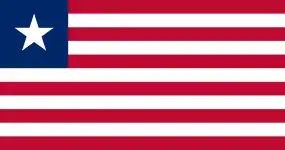 Drapeau du Liberia.