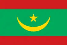 Drapeau de la Mauritanie.