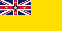 Le drapeau de Niue.